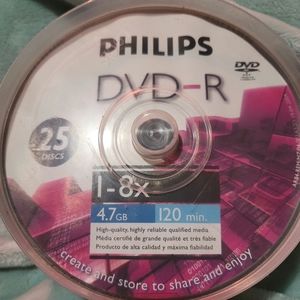 814. 3 for $25 - Philips DVD-R blank discs